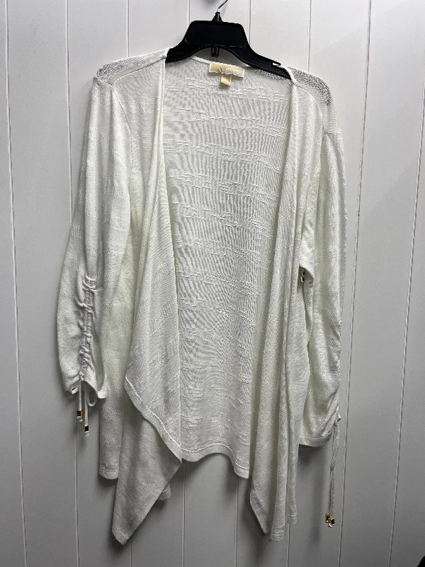 Women's Ribbed SweatersSweater Cardigan By Michael By Michael Kors In White, Size: Xl