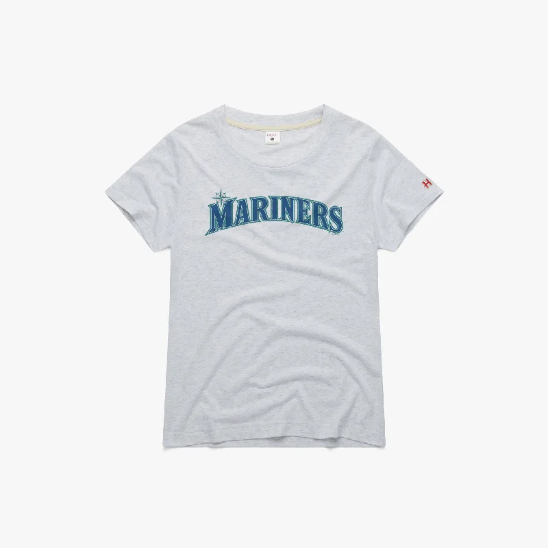 Women's Blouse with ZipperWomen's Seattle Mariners Jersey Logo