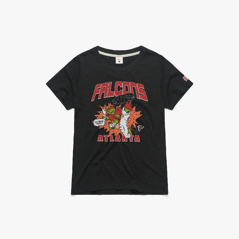 Women's Blouse with Shirt CollarWomen's TMNT Raphael x Atlanta Falcons