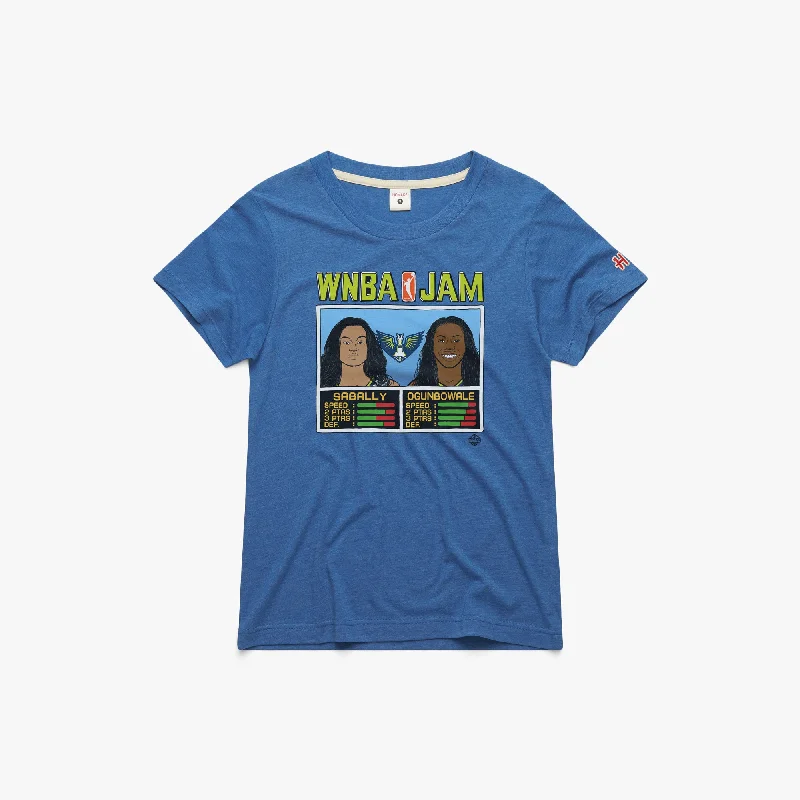 Women's Blouse with TasselsWomen's WNBA Jam Wings Sabally And Ogunbowale