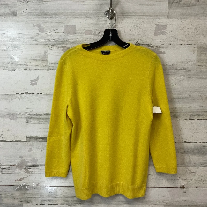 Women's Longline SweatersSweater Cashmere By Talbots In Yellow, Size: M