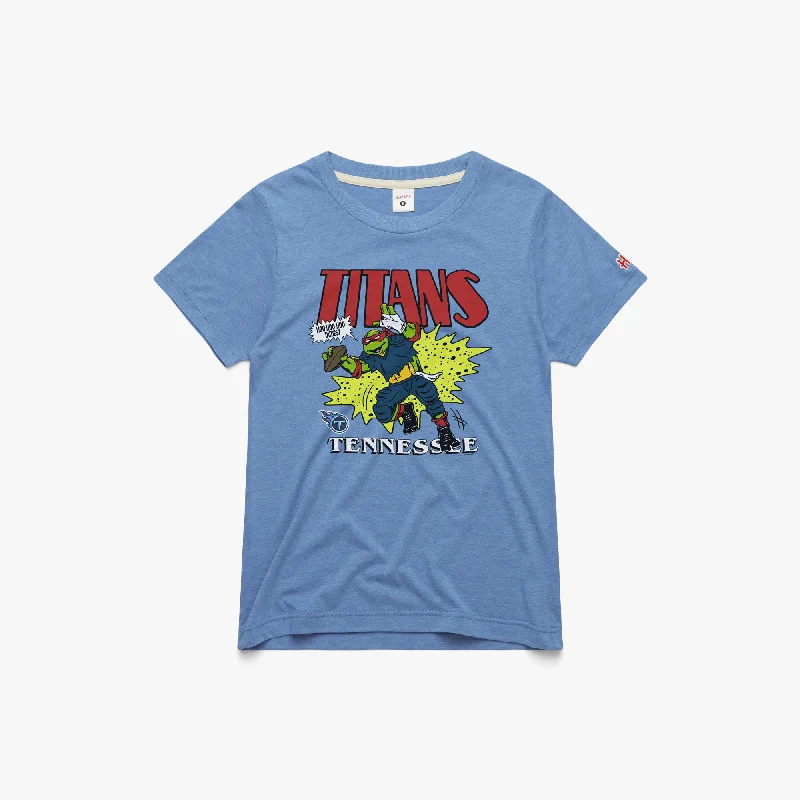 Women's Blouse with Notched CollarWomen's TMNT Raphael x Tennessee Titans