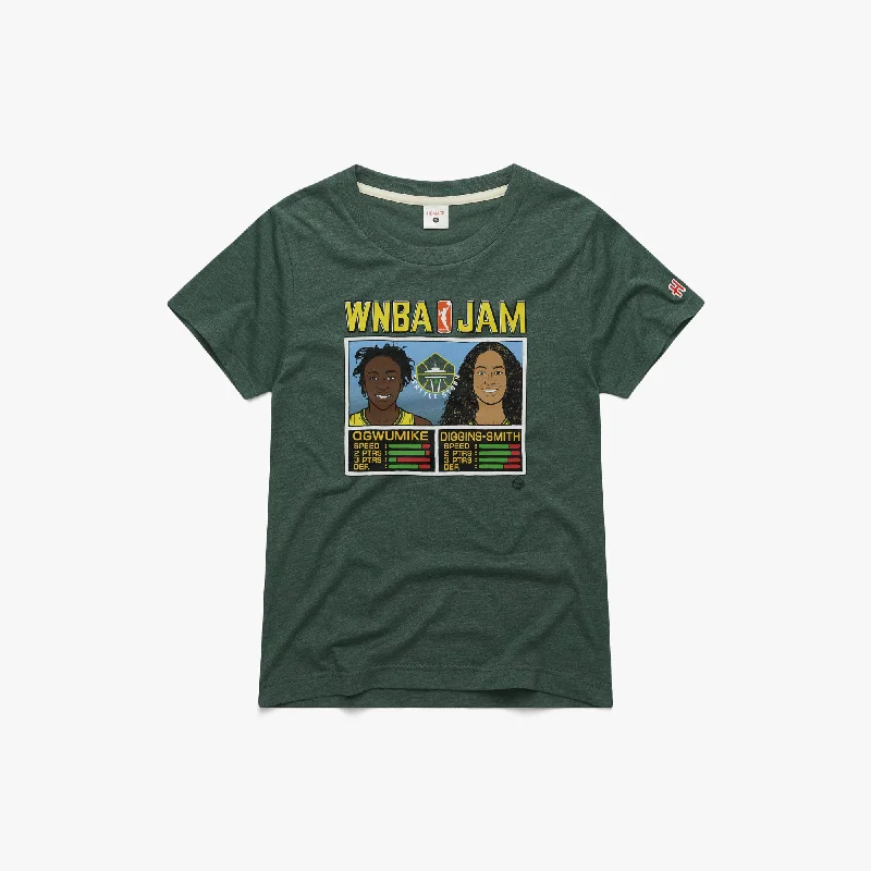 Women's Blouse with Keyhole CollarWomen's WNBA Jam Storm Ogwumike And Diggins-Smith