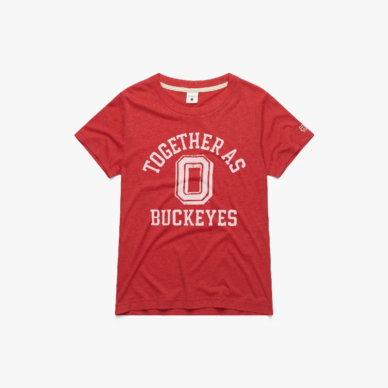 Women's Blouse with Collarless DesignWomen's Together As Buckeyes