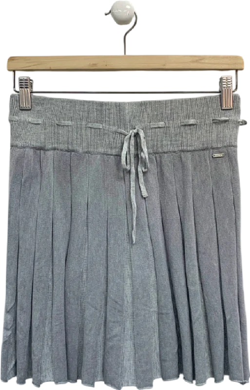 Women's Woolen SweatersLounge Grey Pleated Skirt UK M