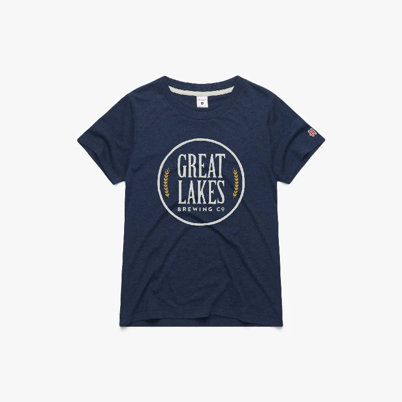 Women's Blouse with Wide CollarWomen's Great Lakes Brewing Co. Logo