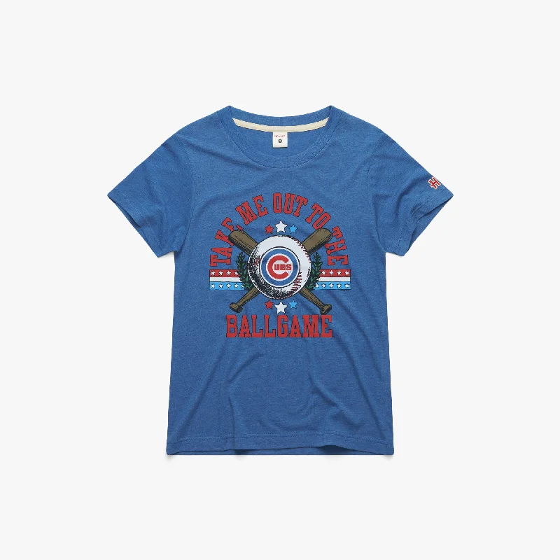 Women's Blouse with SmockingWomen's Chicago Cubs Take Me Out To The Ballgame