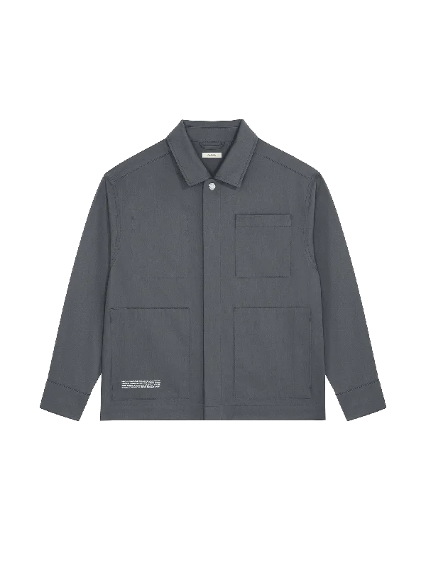 Women's Blouse with Mandarin CollarWomen's DNA Utility Jacket—atmosphere grey