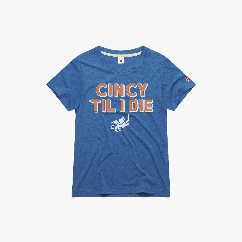 Women's Blouse with Sweetheart CollarWomen's FC Cincy 'Til I Die