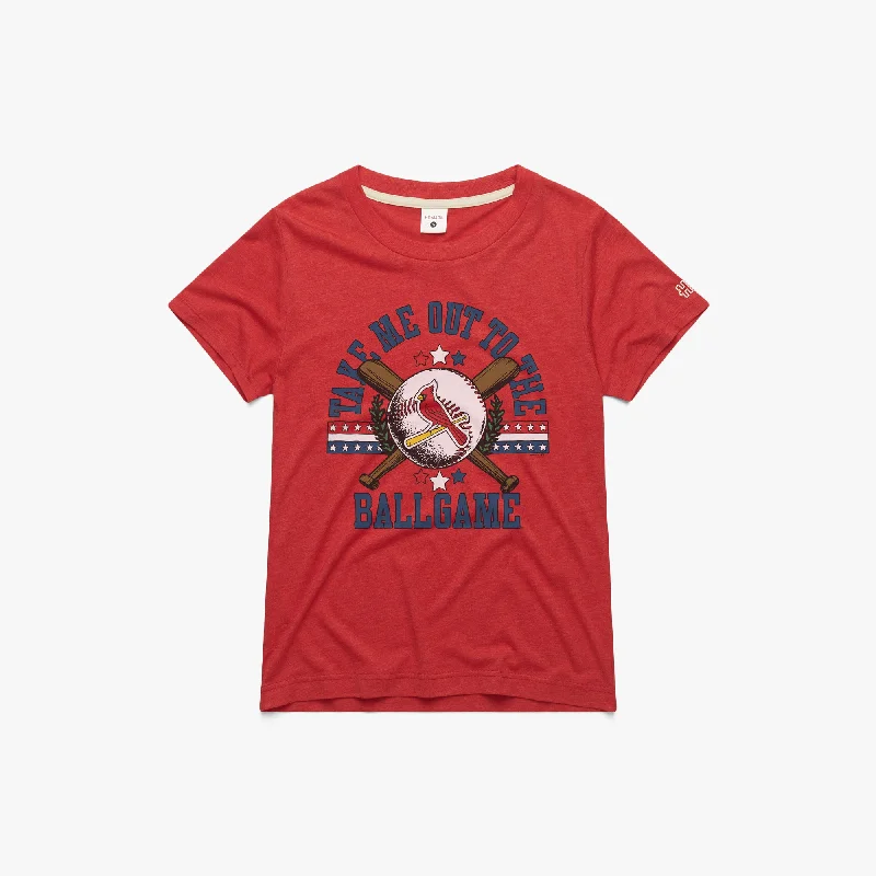 Women's Blouse with Sweetheart CollarWomen's St. Louis Cardinals Take Me Out To The Ballgame