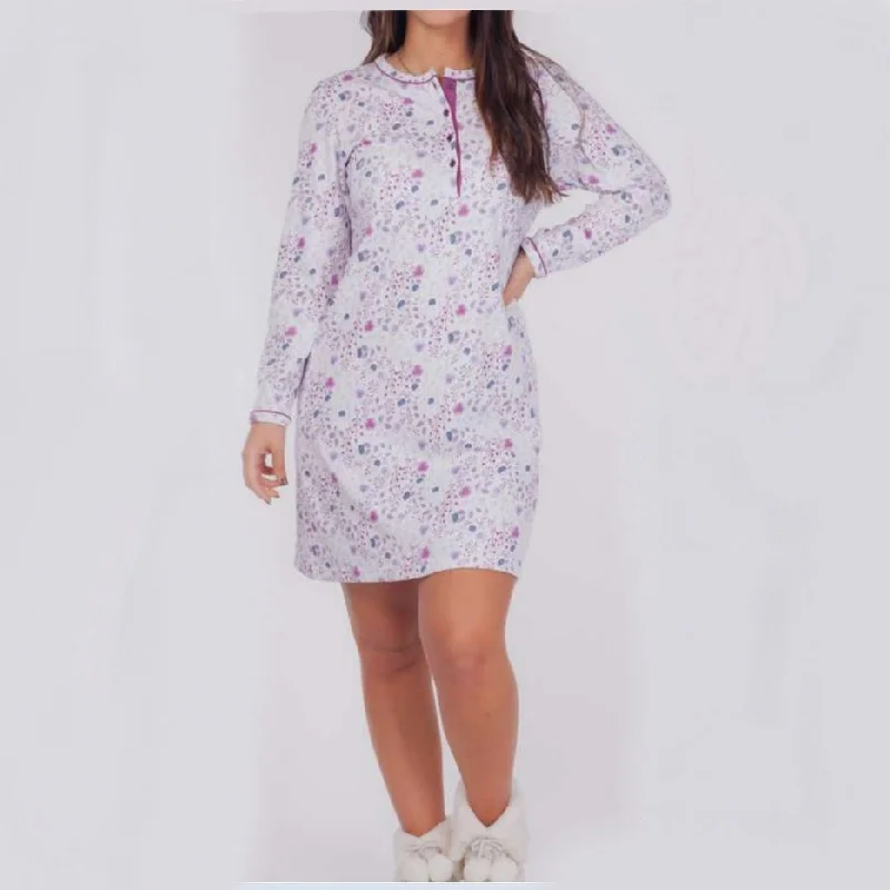 women's pajamas with button-flyCamisolas de mujer Rachas & Abreu 22260