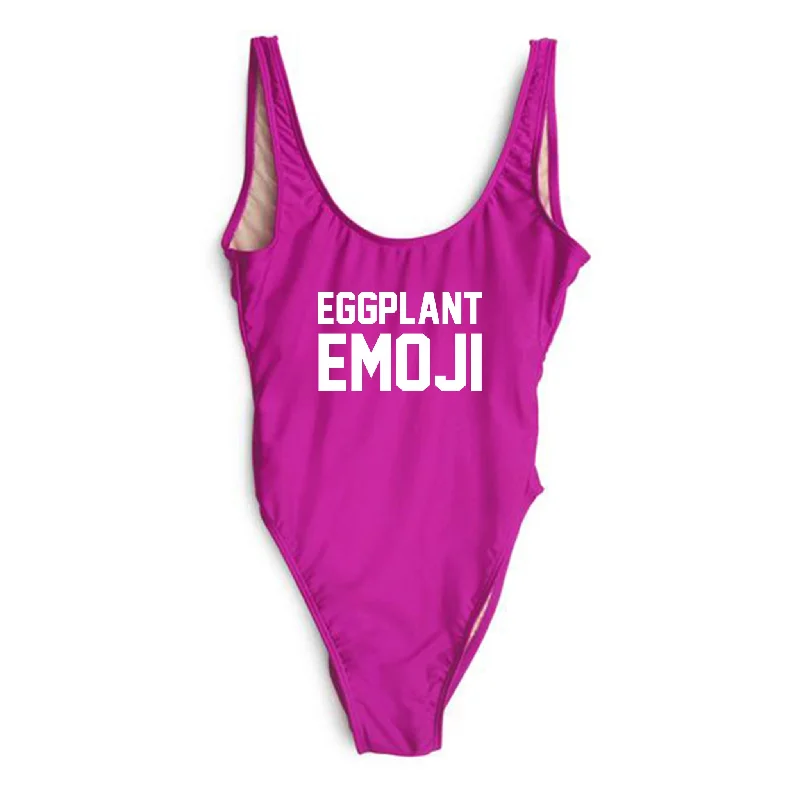 EGGPLANT EMOJI [SWIMSUIT]