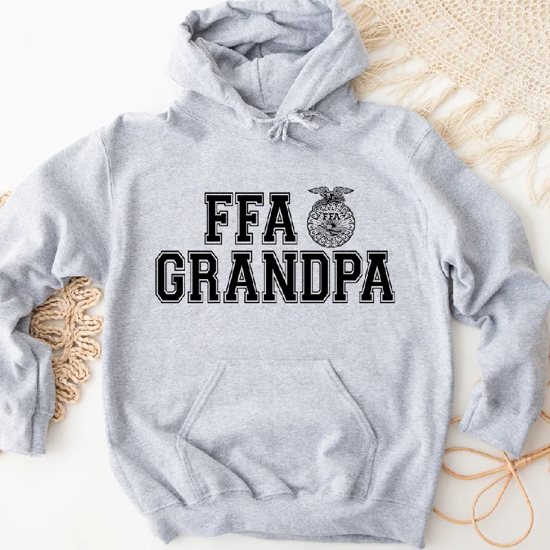 Women's Hooded Sweatshirts with Loose WaistFFA Grandpa Emblem Hoodie (S-3XL) Unisex - Multiple Colors!