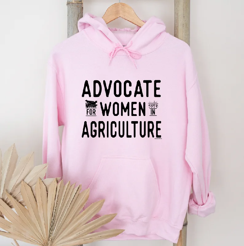 Women's Hooded Sweatshirts with Flannel LiningAdvocate For Women In Agriculture Hoodie (S-3XL) Unisex - Multiple Colors!