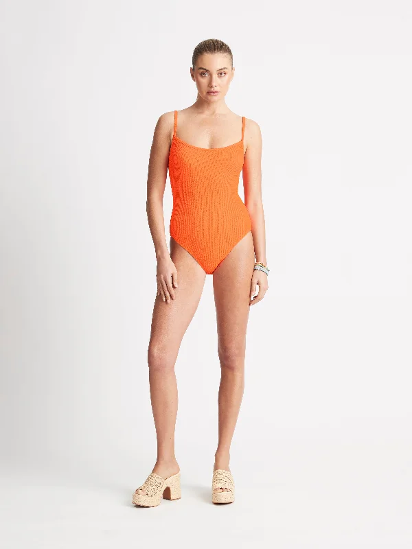 Women's Jumpsuits with V-Shaped CollarHEART BREAKER ONE PIECE SWIMSUIT