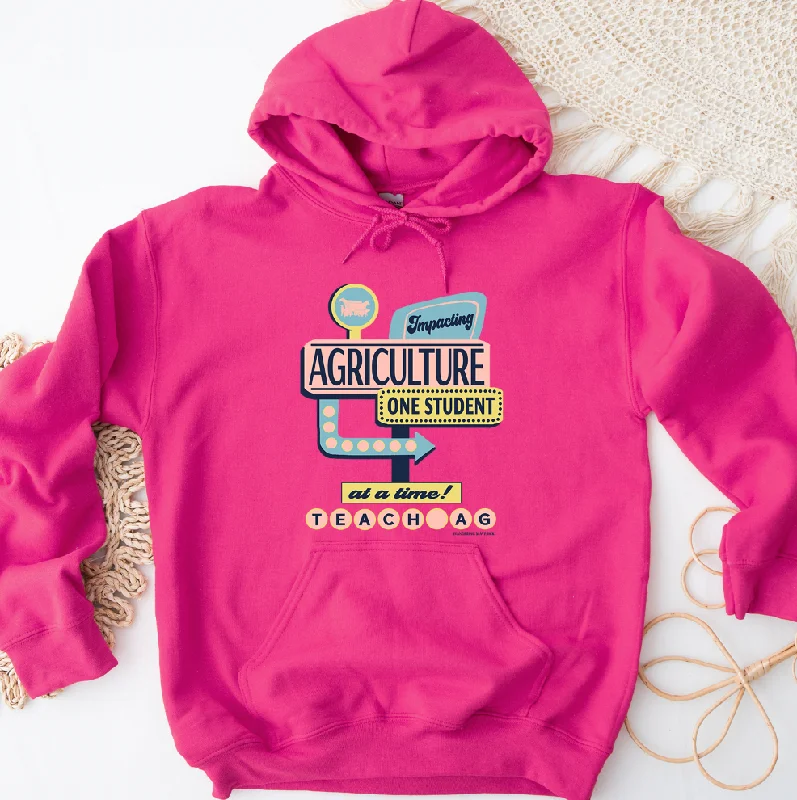 Women's Hooded Sweatshirts with Geometric LiningImpacting Agriculture One Student At A Time Hoodie (S-3XL) Unisex - Multiple Colors!