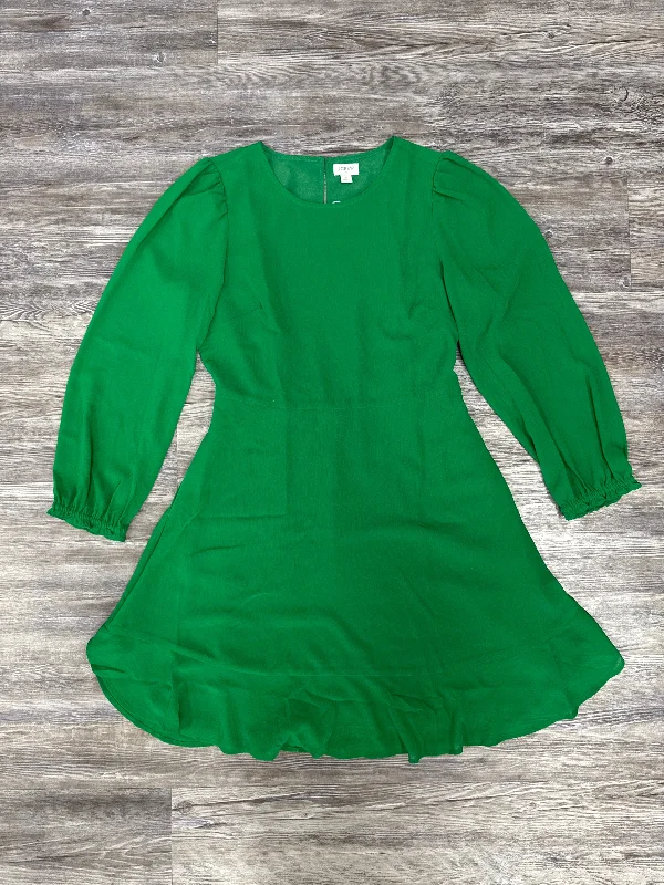 Women's Lapel Collar DressesDress Party Short By J. Crew In Green, Size: 6