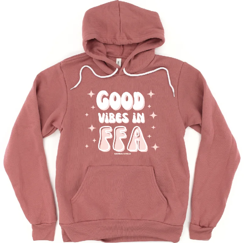 Women's Hooded Sweatshirts with Thermal FabricGood Vibes in the FFA Hoodie (S-3XL) Unisex - Multiple Colors!