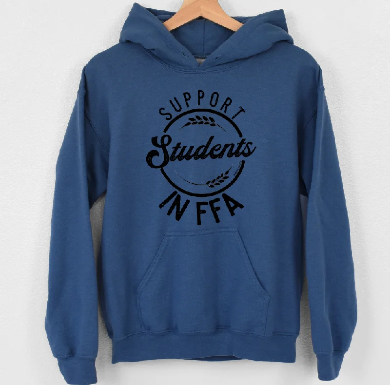 Women's Hooded Sweatshirts with Striped LiningSupport Students In FFA Hoodie (S-3XL) Unisex - Multiple Colors!