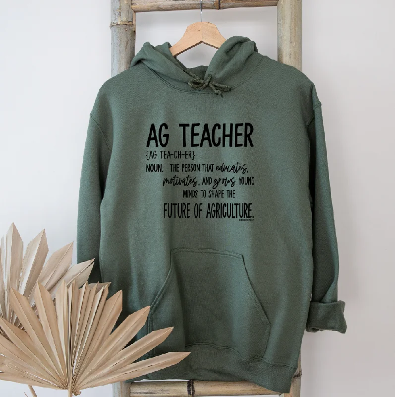 Women's Hooded Sweatshirts with ZipperAg Teacher Definition Hoodie (S-3XL) Unisex - Multiple Colors!