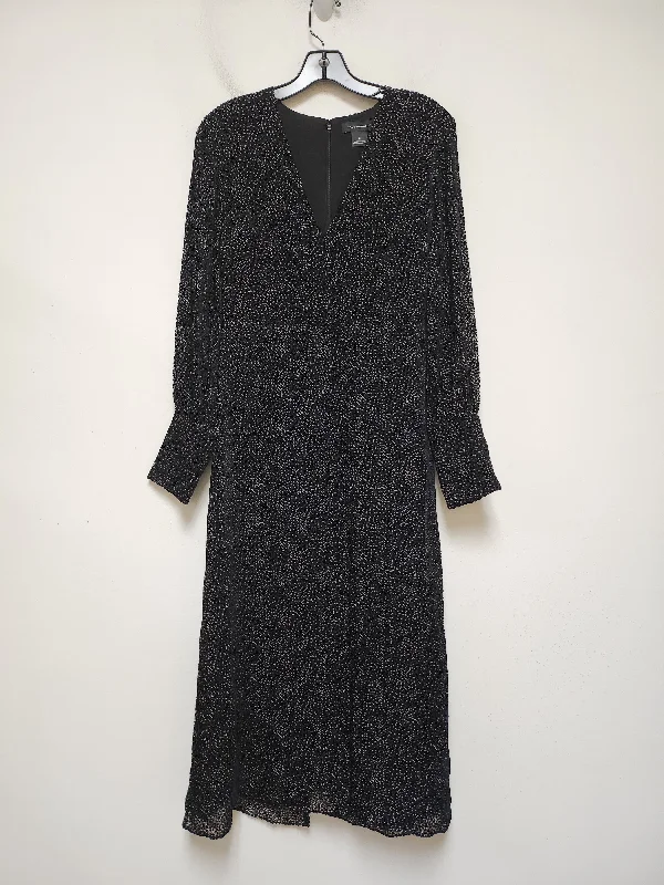 Women's U-Shaped Collar DressesDress Casual Maxi By Club Monaco In Black & Cream, Size: Xs