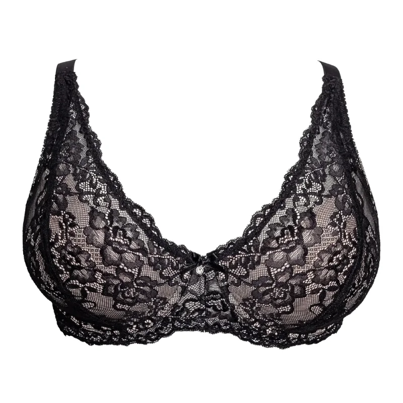 stretch lace panties with a high-leg cut for a flirty appealplus-size smoothing bra for dressesDiana Moulded Bra