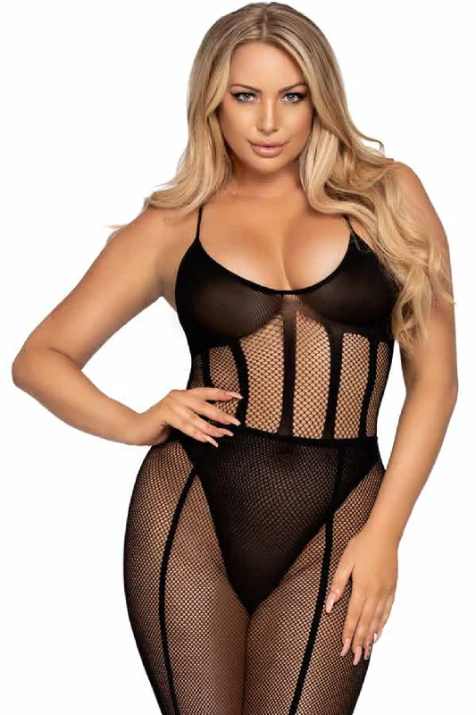 plus-size seamless panties for all-day comfortopen-bust shapewear for tops2 Piece bodysuit and matching skirt