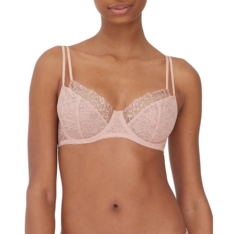 stretchable satin hipster panties with a lace trim for a luxurious feelwireless bra with foam cups for shapeParadise Full Coverage Underwire Bra