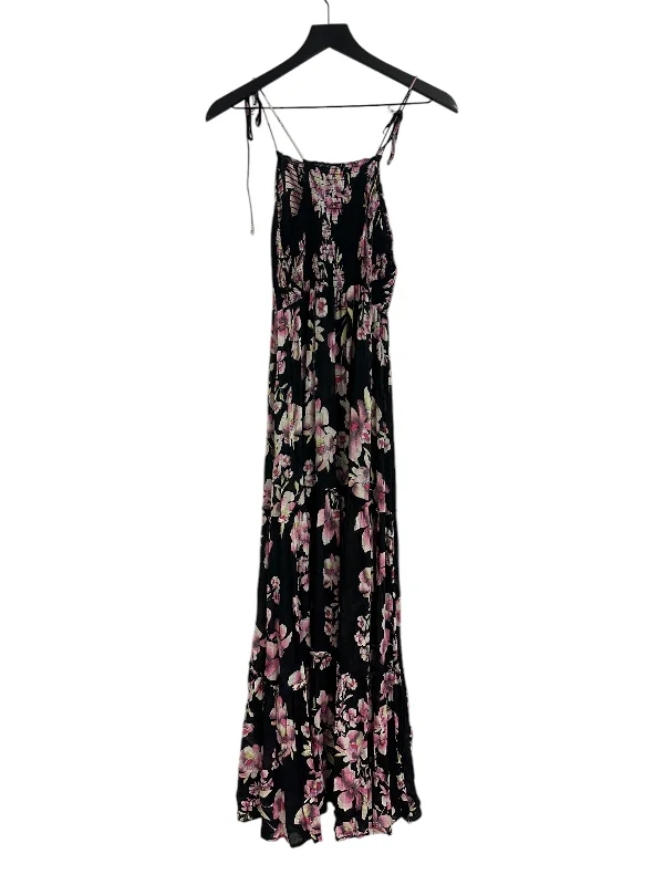 Women's Strapless DressesDress Casual Maxi By Free People In Black & Pink, Size: S