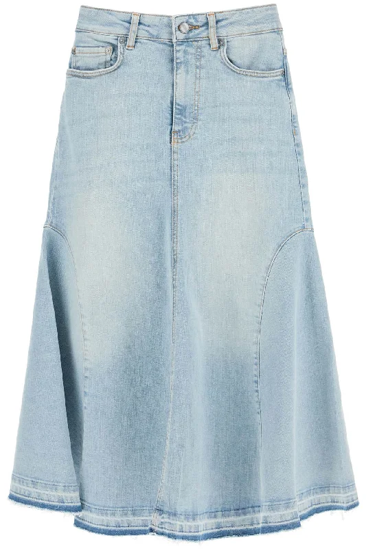 Women's Pleated SkirtsGanni Women's Fla blue Skirt.