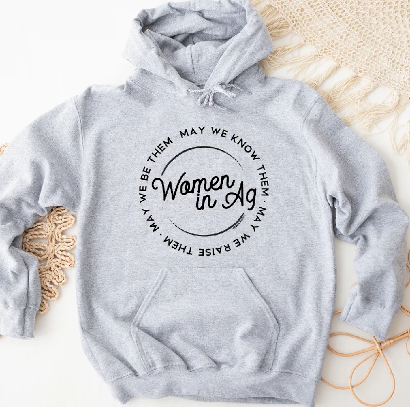 Women's Hooded Sweatshirts with Brocade LiningWomen in Ag Circle Hoodie (S-3XL) Unisex - Multiple Colors!