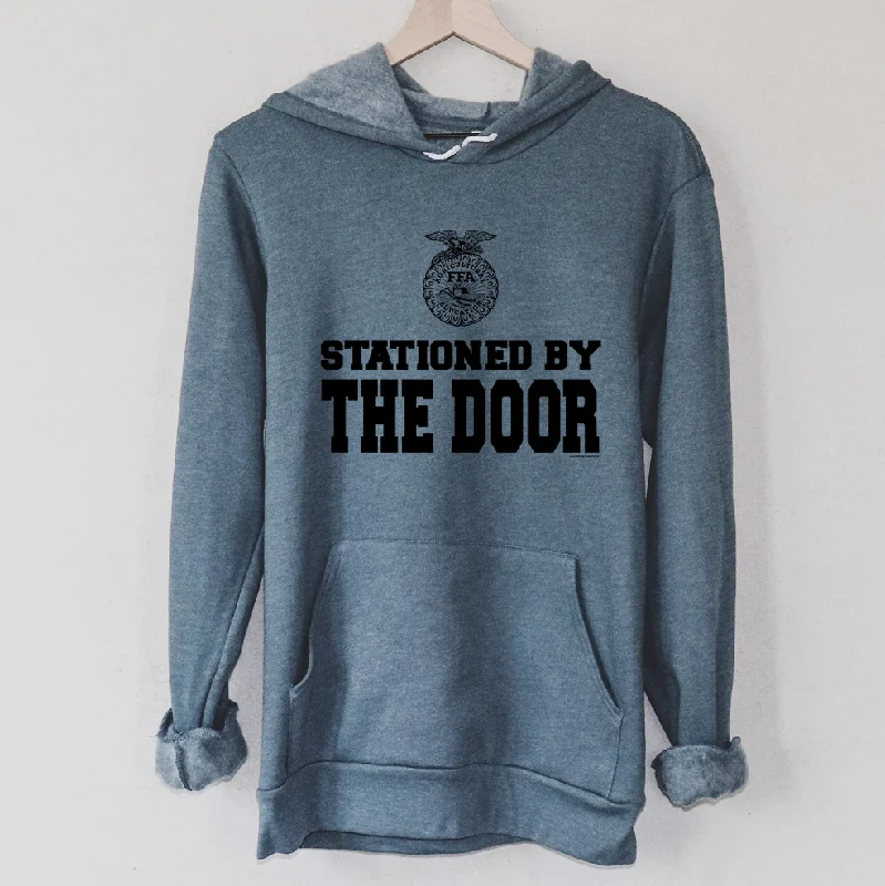 Women's Hooded SweatpantsStationed By The Door Emblem Hoodie (S-3XL) Unisex - Multiple Colors!