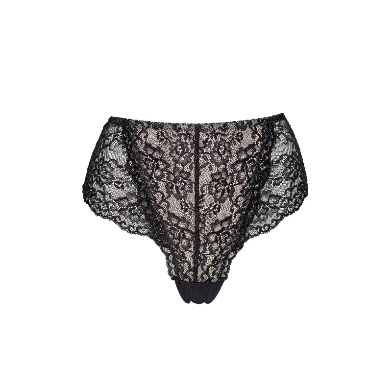 floral lace high-waisted panties for womensmoothing high-neck braDiana Brazilian