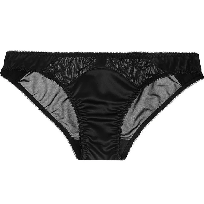 eco-friendly organic cotton underwear for womenpadded plunge braPenelopé kalhotky černé