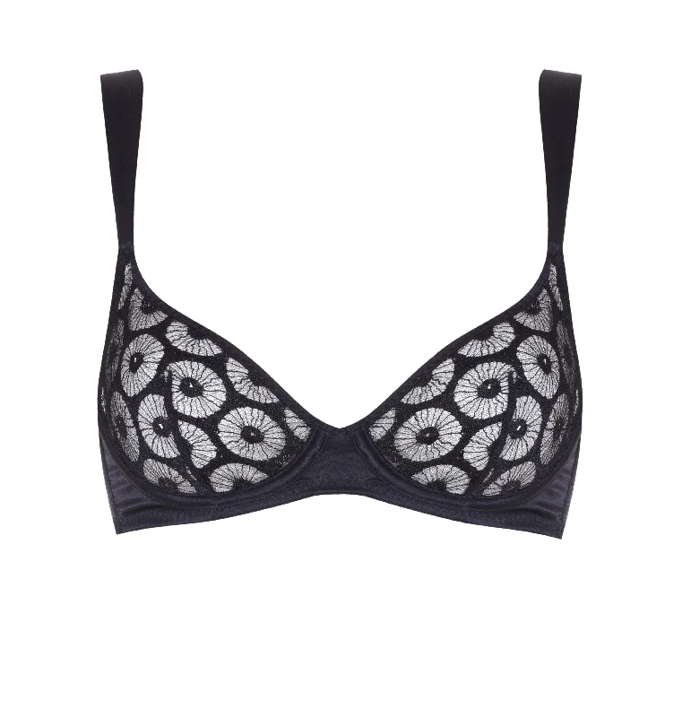 plus-size seamless panties with a tummy control panelwireless bra with molded cupsMYLA - Carnaby Street Soft Cup Bra