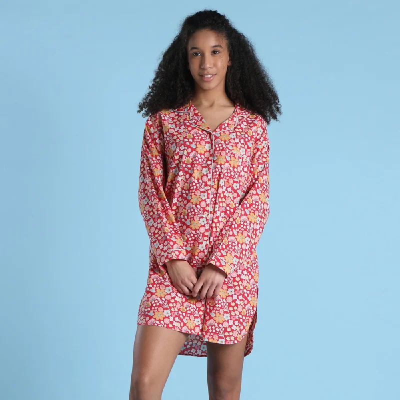 women's pajamas with elastic waistbandsEsme Nightshirt