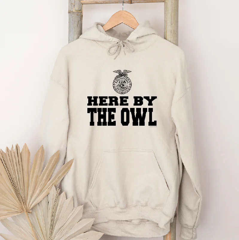 Women's Hooded Sweatshirts with Side PocketsHere By The Owl Emblem Hoodie (S-3XL) Unisex - Multiple Colors!