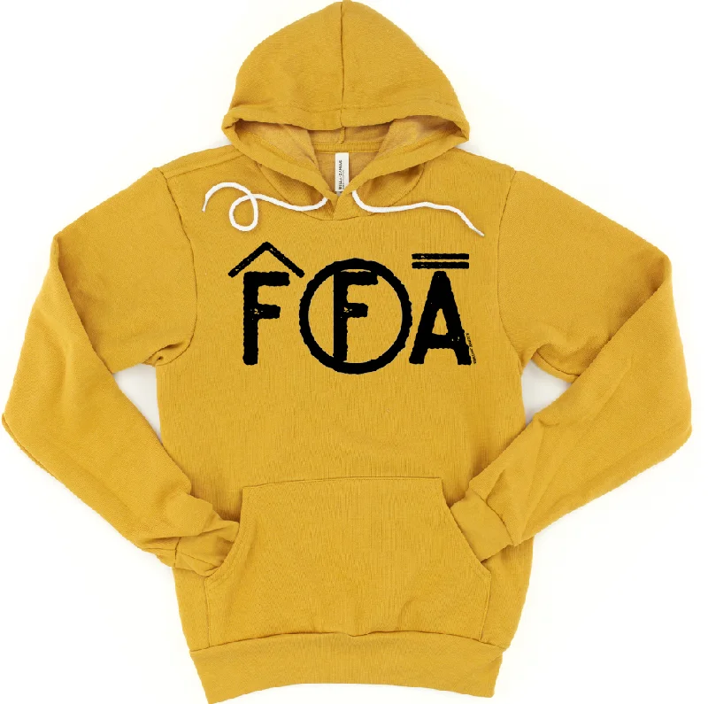 Women's Hooded Sweatshirts with High WaistBranded FFA Hoodie (S-3XL) Unisex - Multiple Colors!