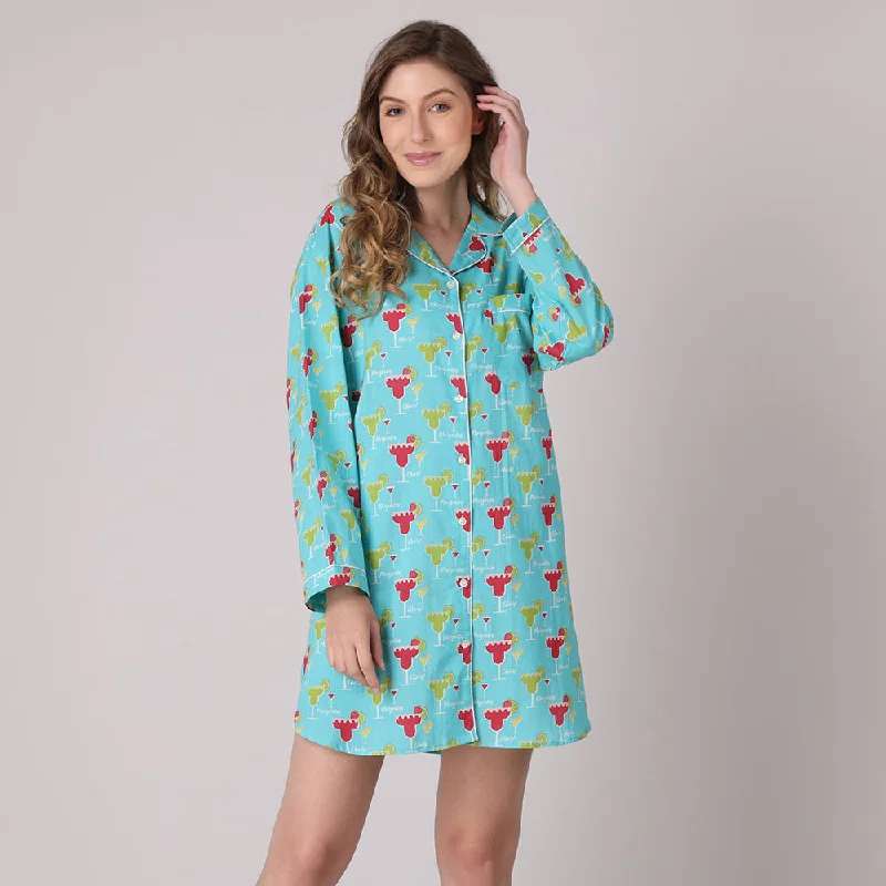 women's pajama sets with matching robesMargerita Nightshirt