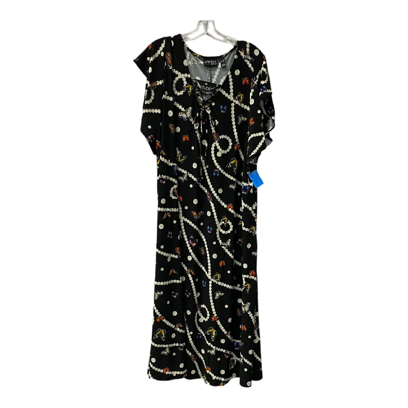 Women's Square Collar DressesDress Casual Maxi By Cme In Black, Size:3