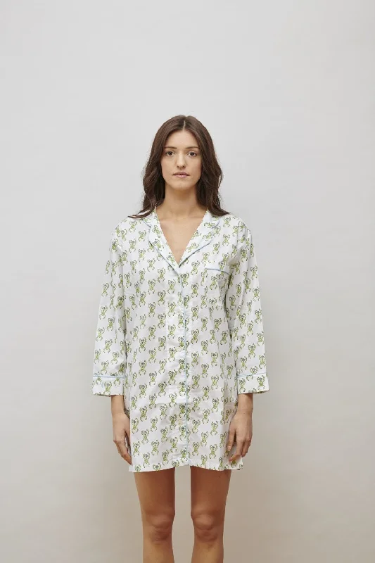 women's pajamas with a timeless appealLorient Block Print Nightshirt - Sale