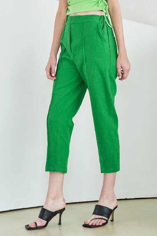 Women's Harem ShortsElinor Linen Straight-Leg Pants