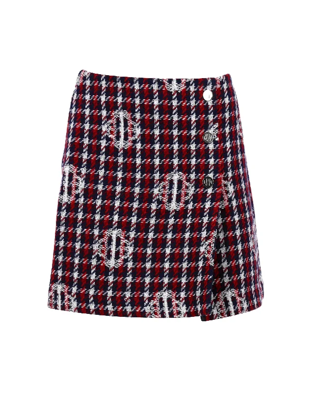 Women's Woven SkirtsMaje Wrap Mini Skirt in Multicolor Acrylic