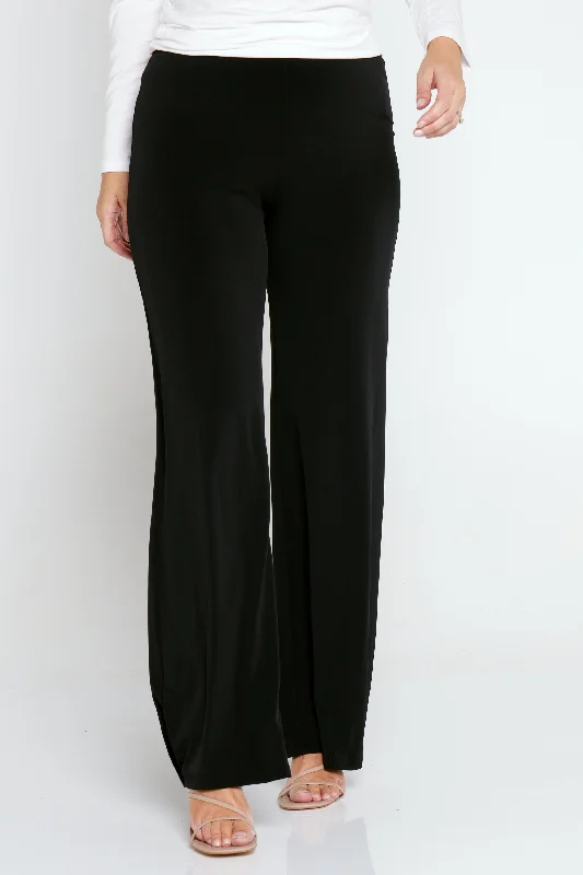 Women's Jodhpurs with Notched CollarLeanne Pants - Black