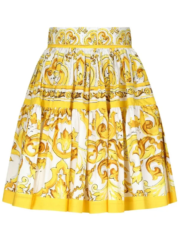 Women's Cotton SkirtsDolce & Gabbana Women's Skirts yellow