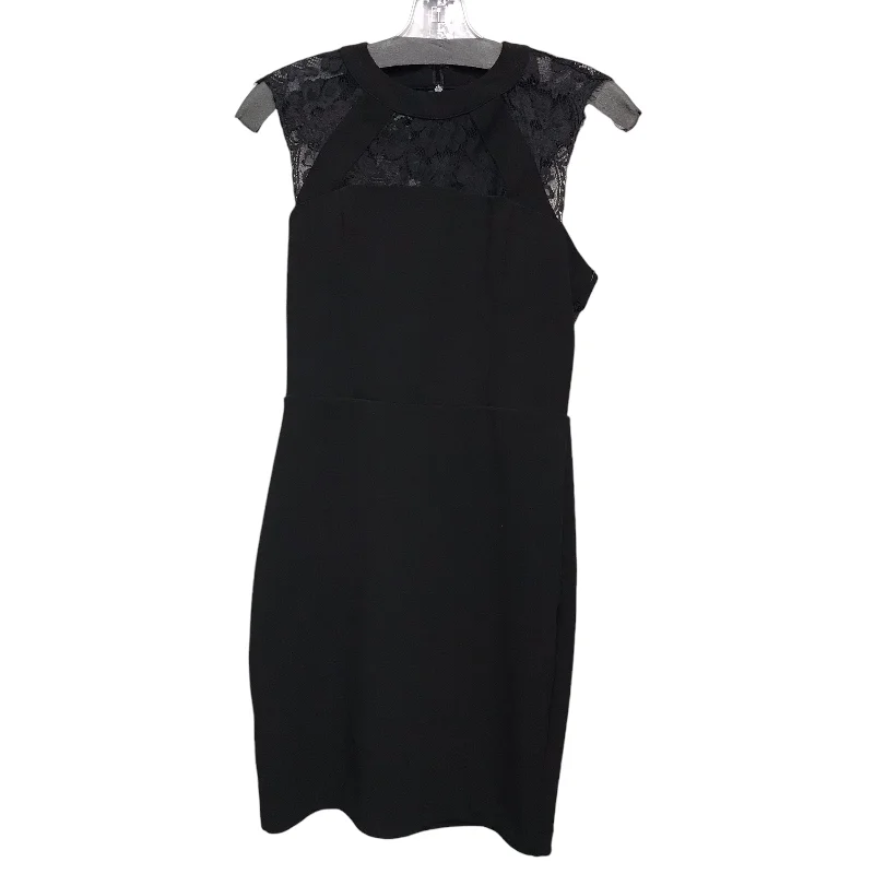 Women's V-Shaped-Neck DressesDress Party Short By Express In Black, Size:S