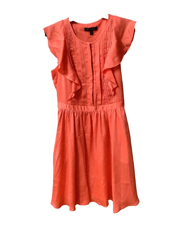 Women's Low Collar DressesDress Party Short By Banana Republic In Orange, Size: 4