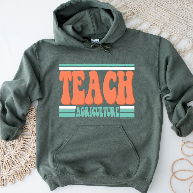 Women's Hooded PulloversRetro Teach Agriculture Hoodie (S-3XL) Unisex - Multiple Colors!