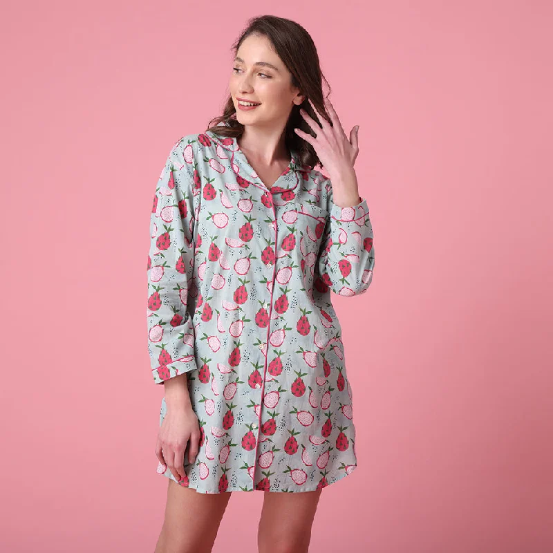 women's pajamas for those who love to stay in and relaxDragonfruit Nightshirt