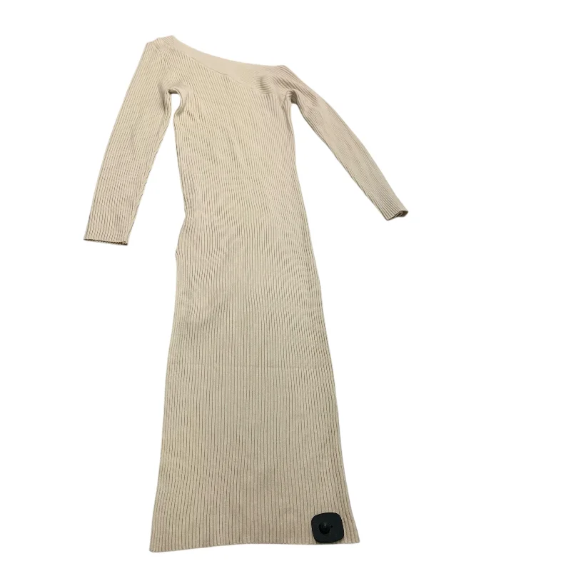 Women's Strapless DressesDress Casual Maxi By Shein In Beige, Size: S